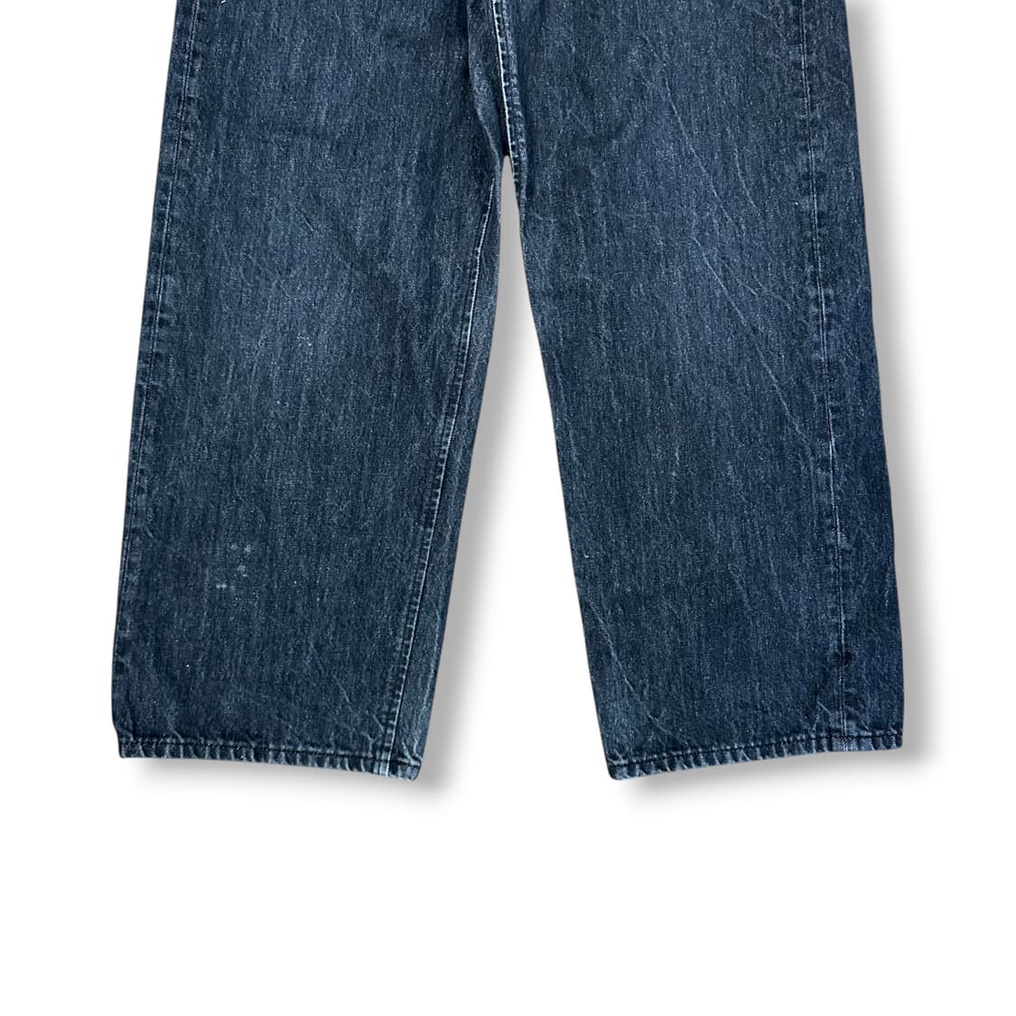 포트너스 워싱 와이드 데님 팬츠 상품이미지3