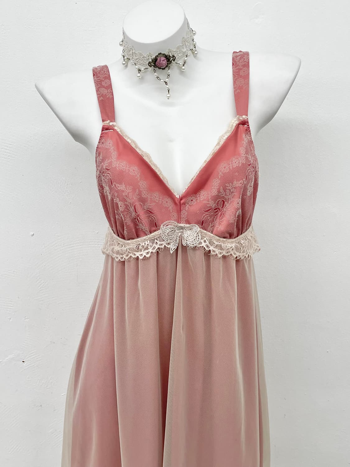 비너스 시어 레이스 슬립 상품이미지2