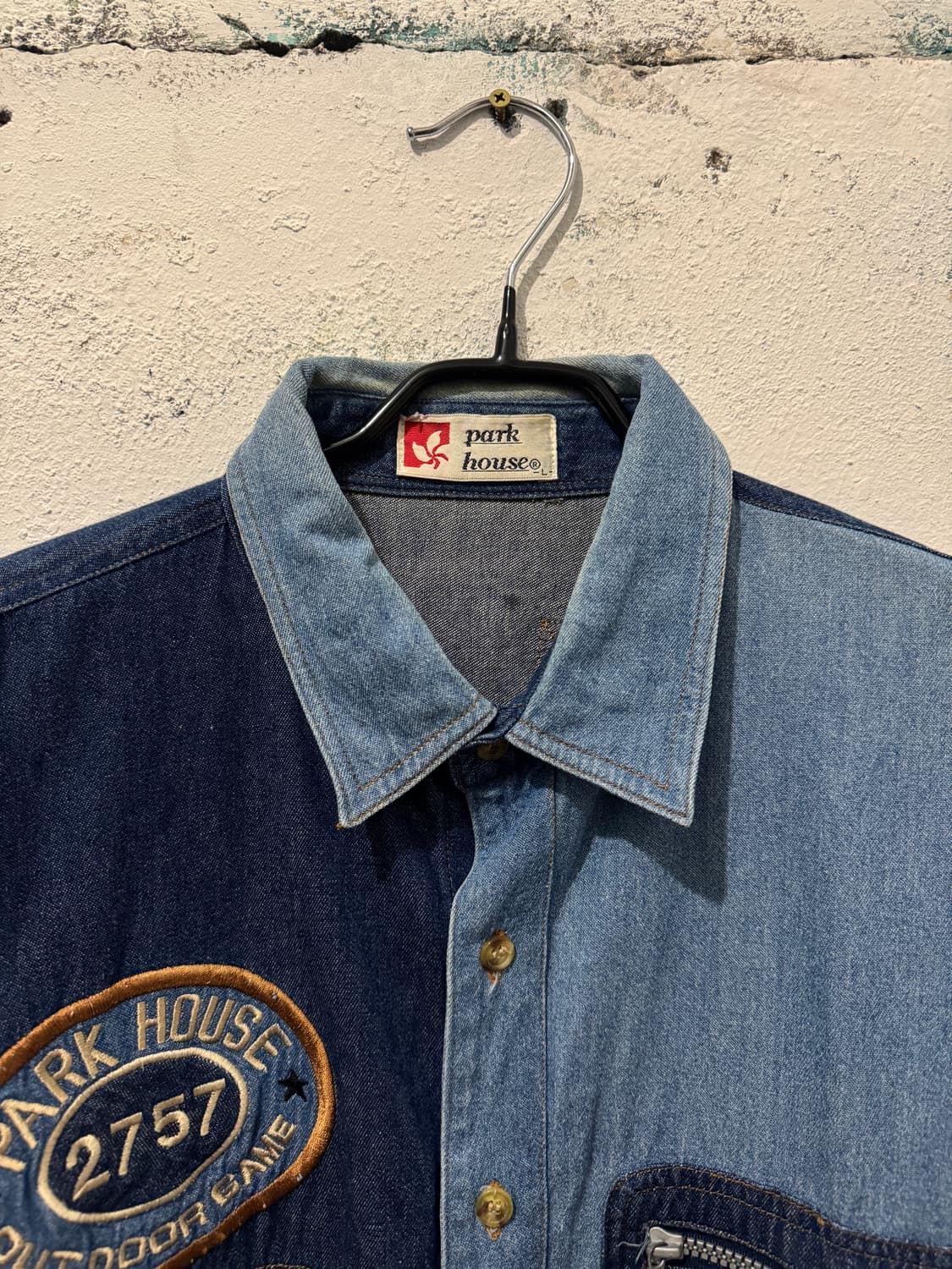 Park house 패치워크 셔츠 상품이미지2