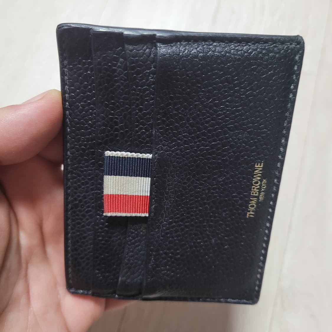 정품 톰브라운 블랙 카드지갑 상품이미지2