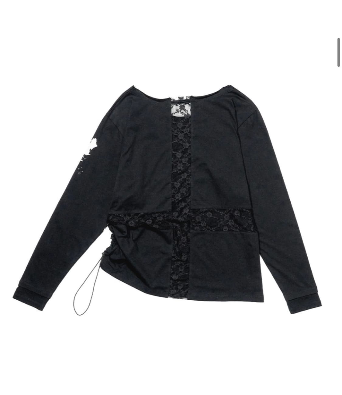 스키즘인듀싱 GRAFFITI FLAG LS TEE 롱슬리브 오프숄더 셔링 상품이미지5