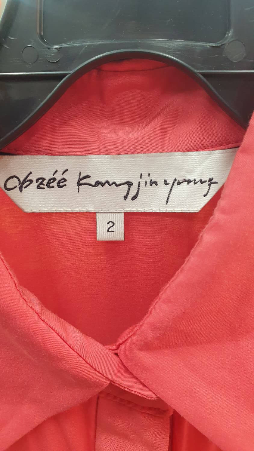 오브제 로즈레드 블라우스 2사이즈 상품이미지4