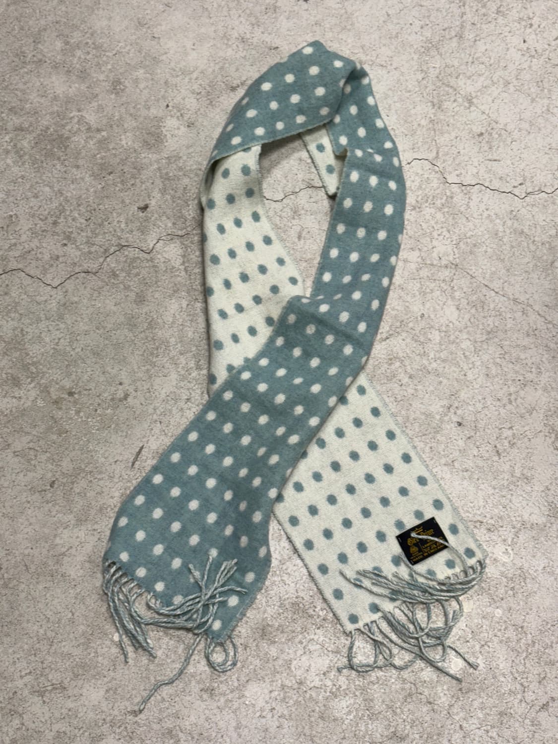 Glen prince 램스울 도트 머플러 상품이미지3