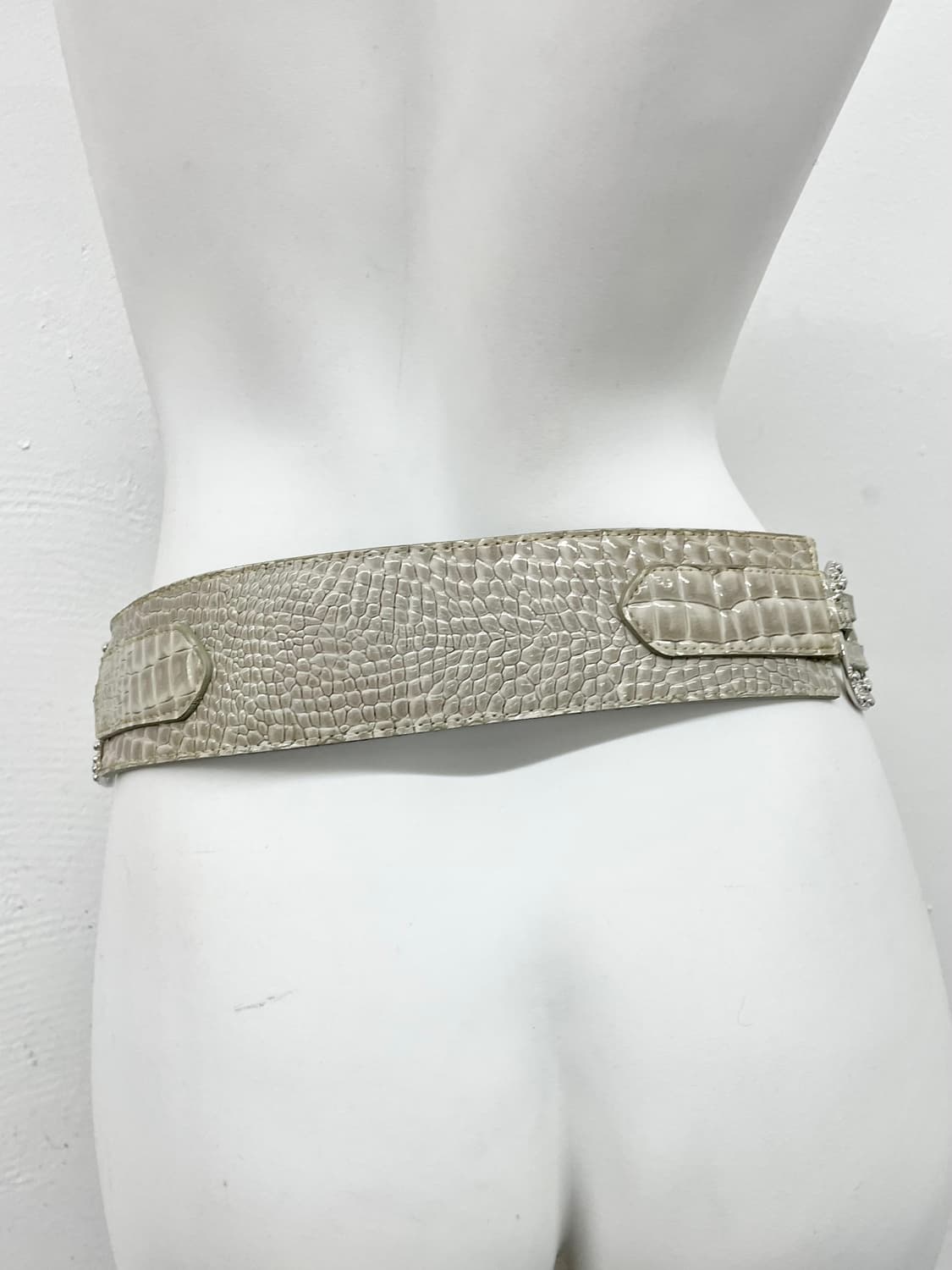 그런지 큐빅 와이드 벨트 상품이미지3