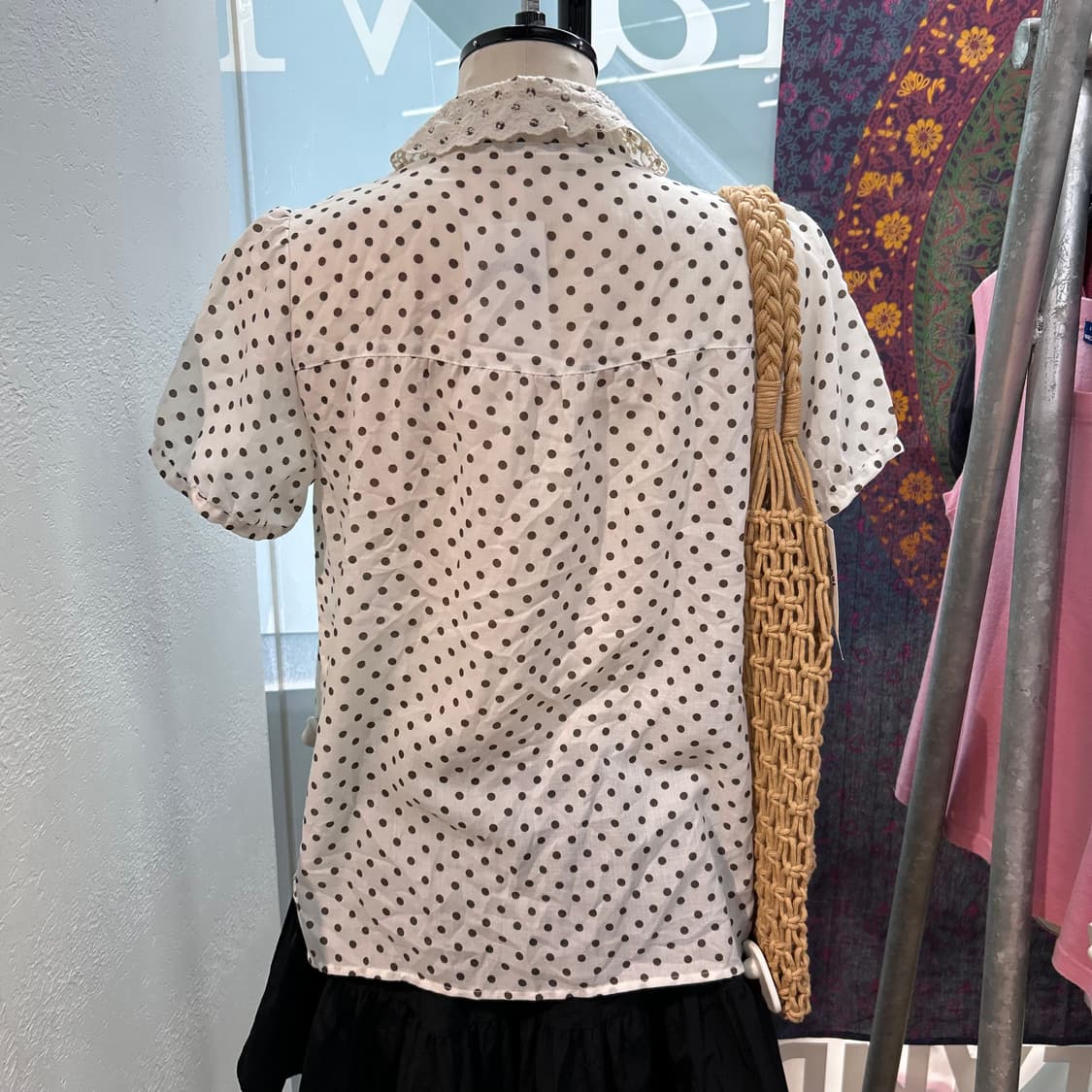 Vintage y2k Dot Shirts 상품이미지2