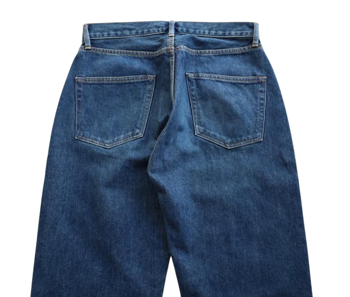 시오타 ciota 수빈 코튼 13.5oz 다크블루 데미지 데님 상품이미지4