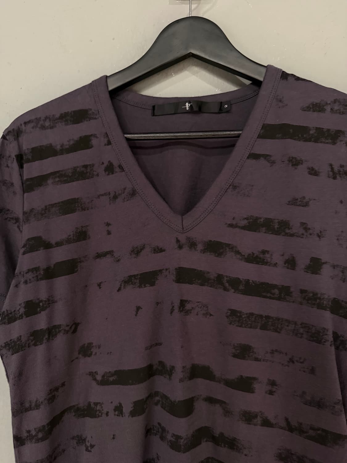 No id grunge printing top 상품이미지6