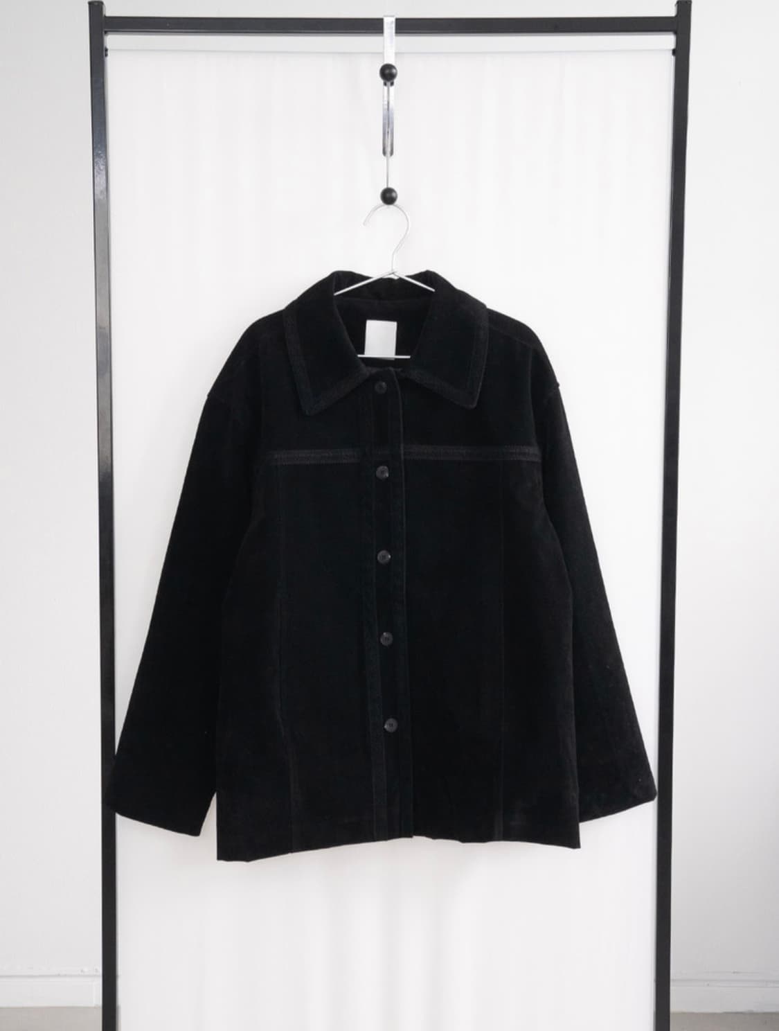 Kinder Suede Punching Jacket (Black) 상품이미지3
