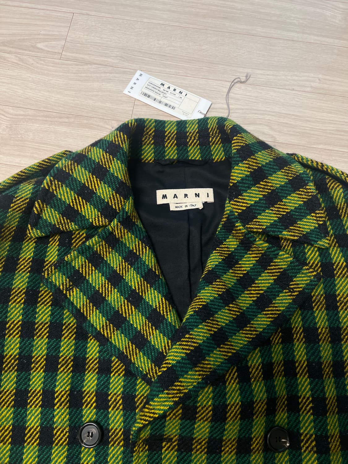 마르니 / 멀티체크 루즈핏 더블 코트 / 48 상품이미지3