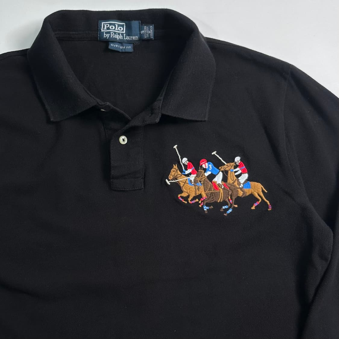 폴로 랄프로렌 트리플 포니 카라 롱 슬리브  상품이미지4