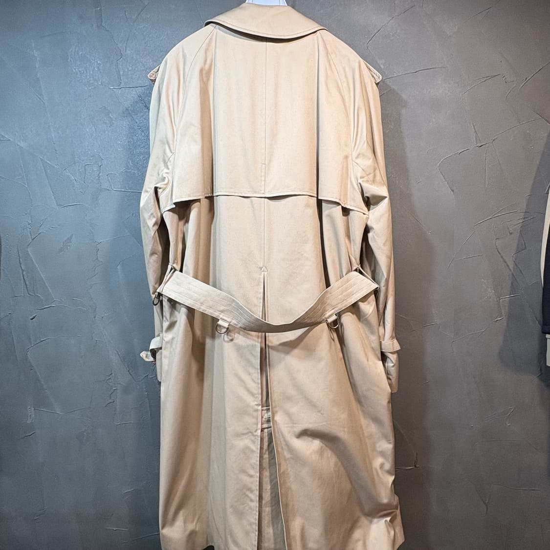 [42] Apuascutum 아쿠아스큐텀 베이지 더블 트렌치 코트 상품이미지4