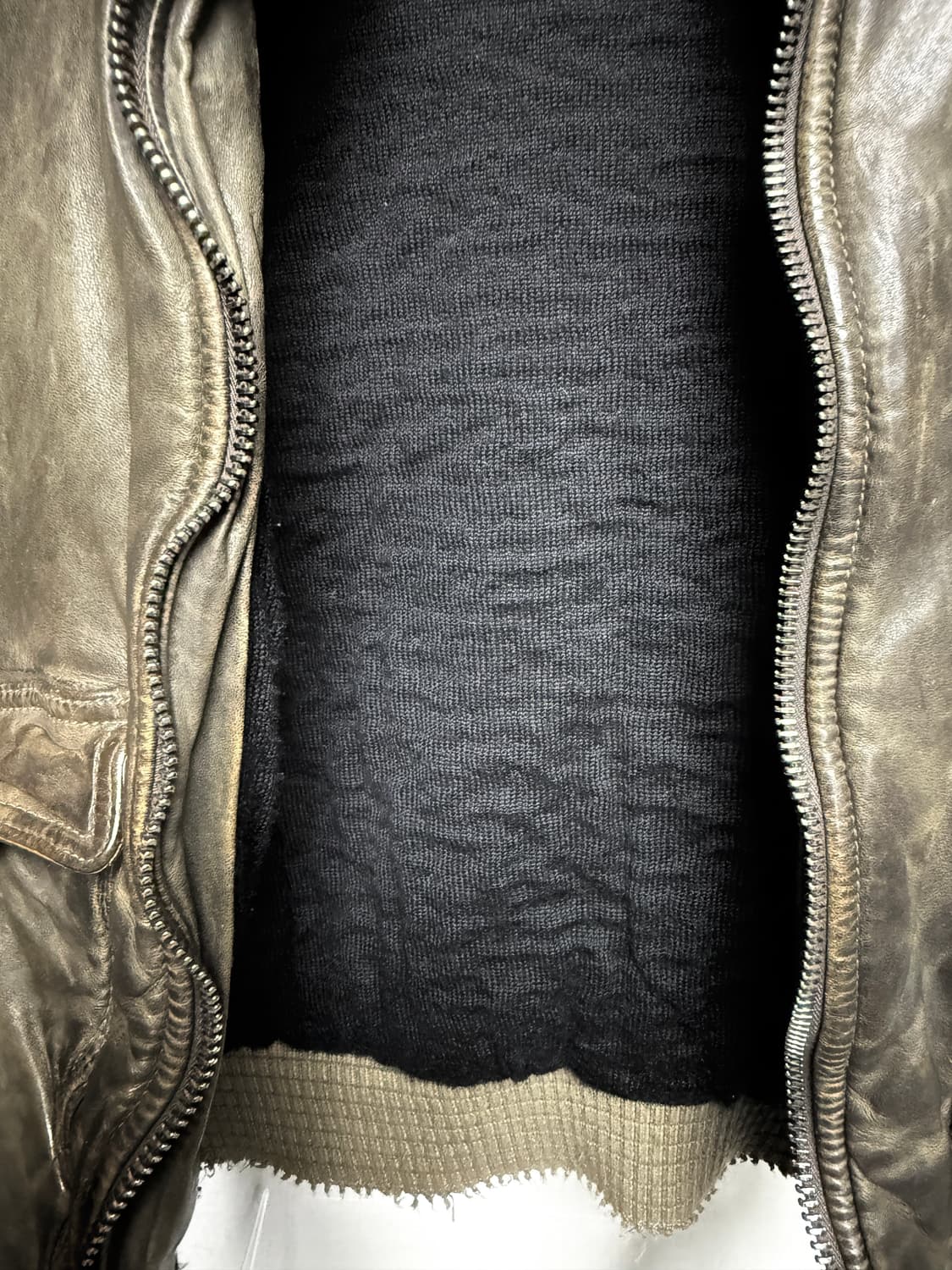 조르지오 브라토 아티잔 레더 봄버 상품이미지3