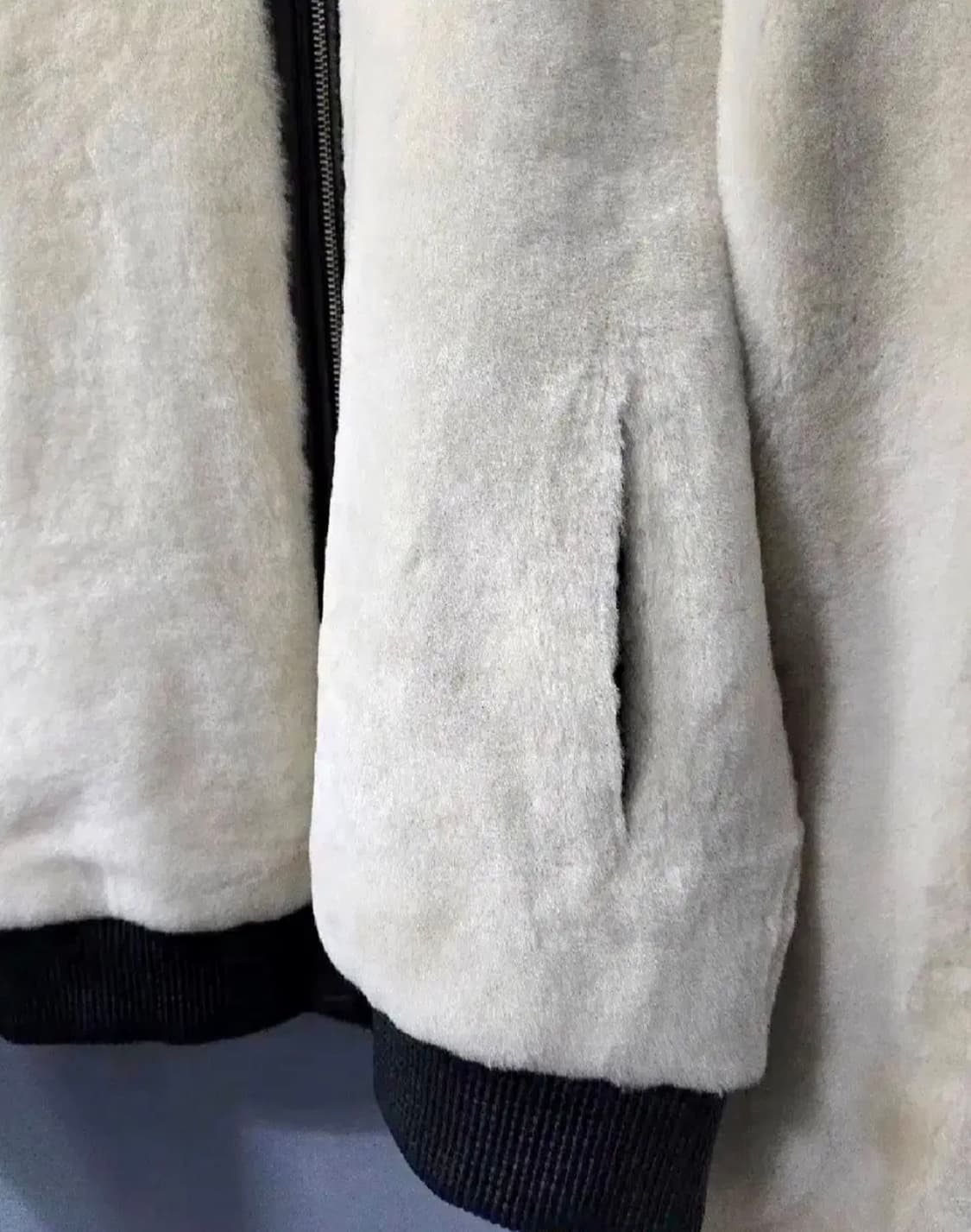 리얼 양털 시어링 봄버자켓 상품이미지4