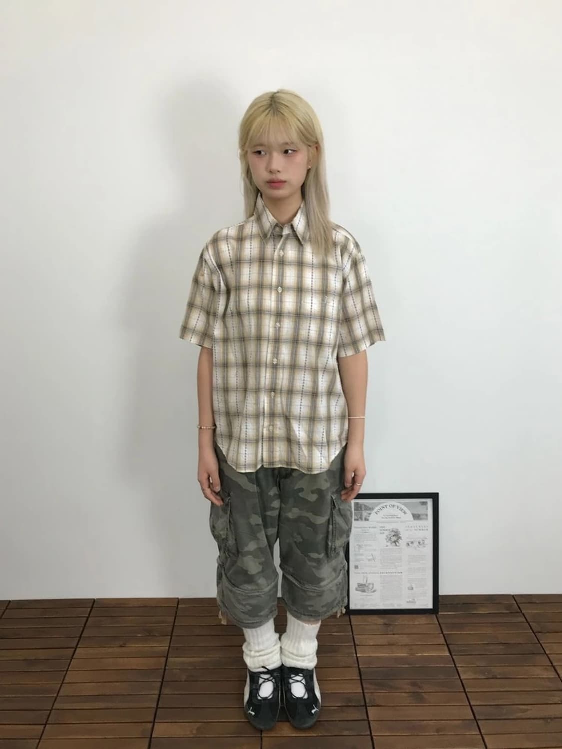 Michiko London Jeans Check Shirt 상품이미지1