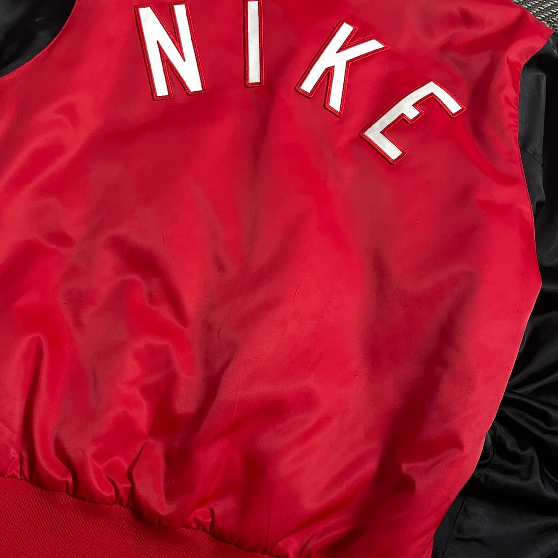 나이키 올드스쿨 빅로고 배색 바시티 자켓 y 5034 상품이미지4