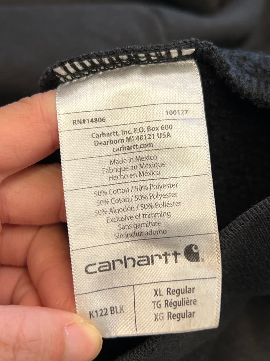 칼하트 후드집업 처분  상품이미지4