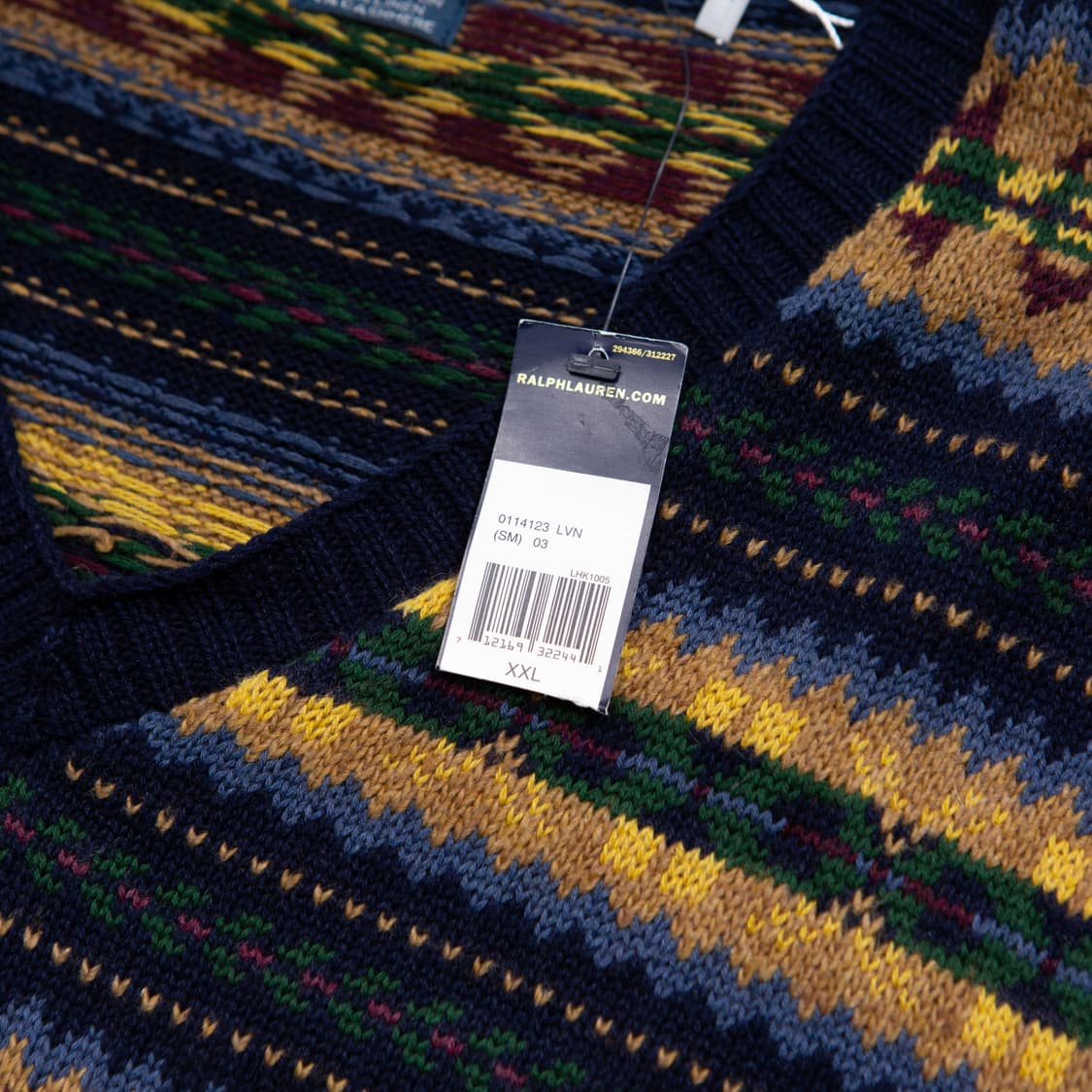 폴로 랄프로렌 캐시미어 페어 아일 니트 스웨터 상품이미지3