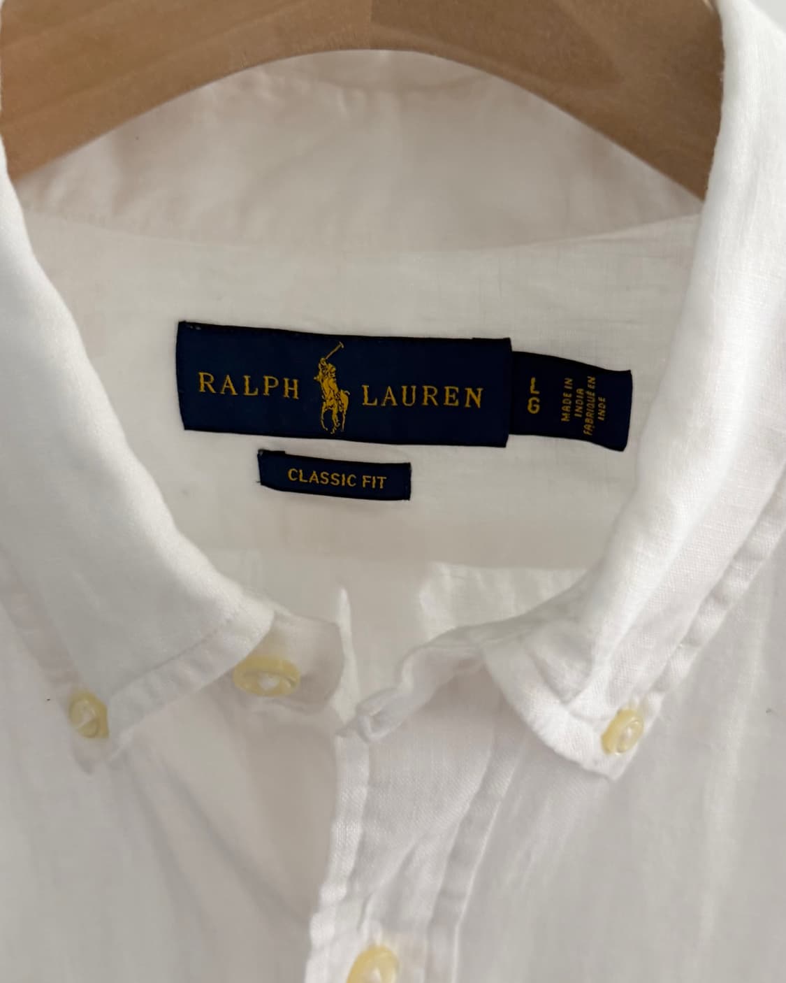 Polo 폴로 화이트 린넨 셔츠 상품이미지4