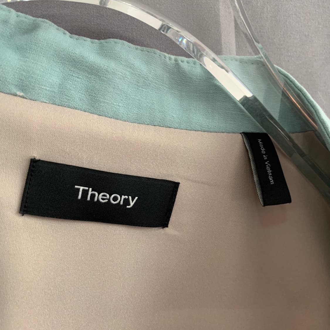 THEORY 띠어리 노카라 린넨 오픈 블레이저 블루 슈트 셋업 세트 상품이미지5