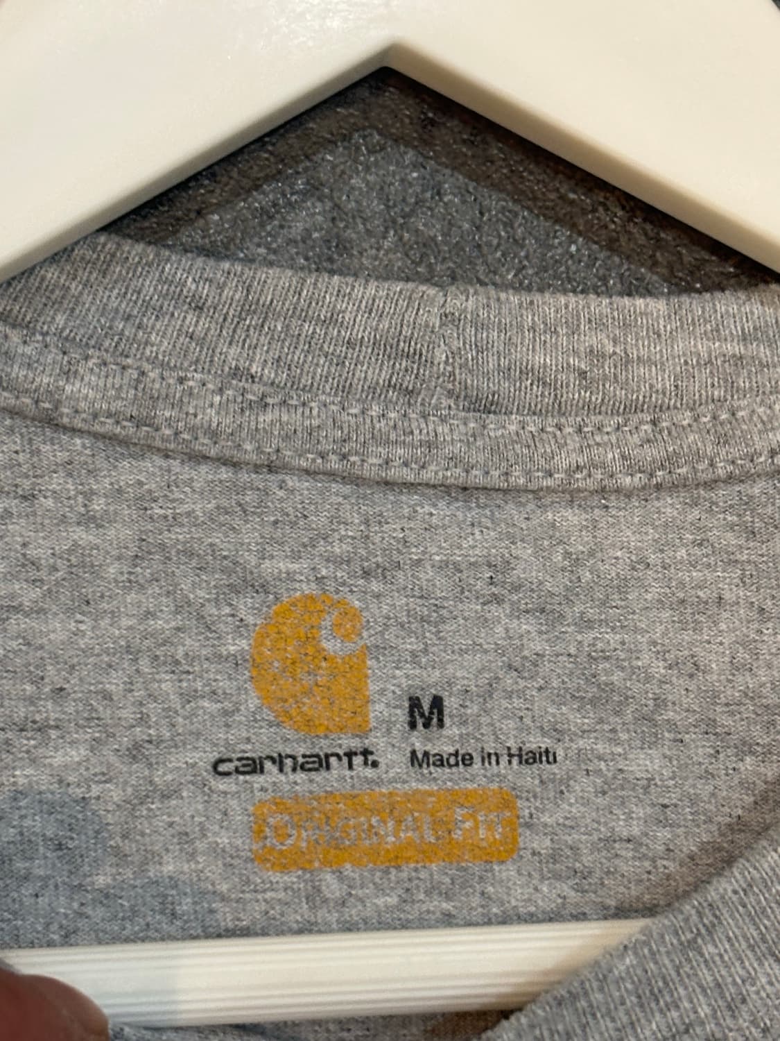 칼하트 오리지널핏 긴팔 티셔츠 M사이즈 상품이미지5