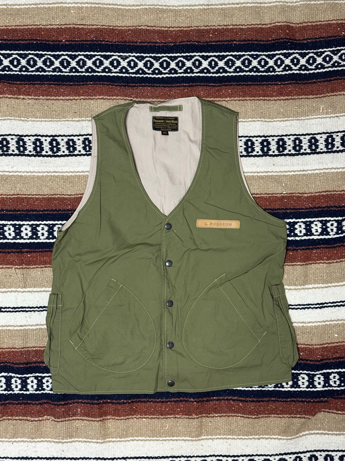 [페로우즈] Pherrow’s E-1 Radio Vest 상품이미지1