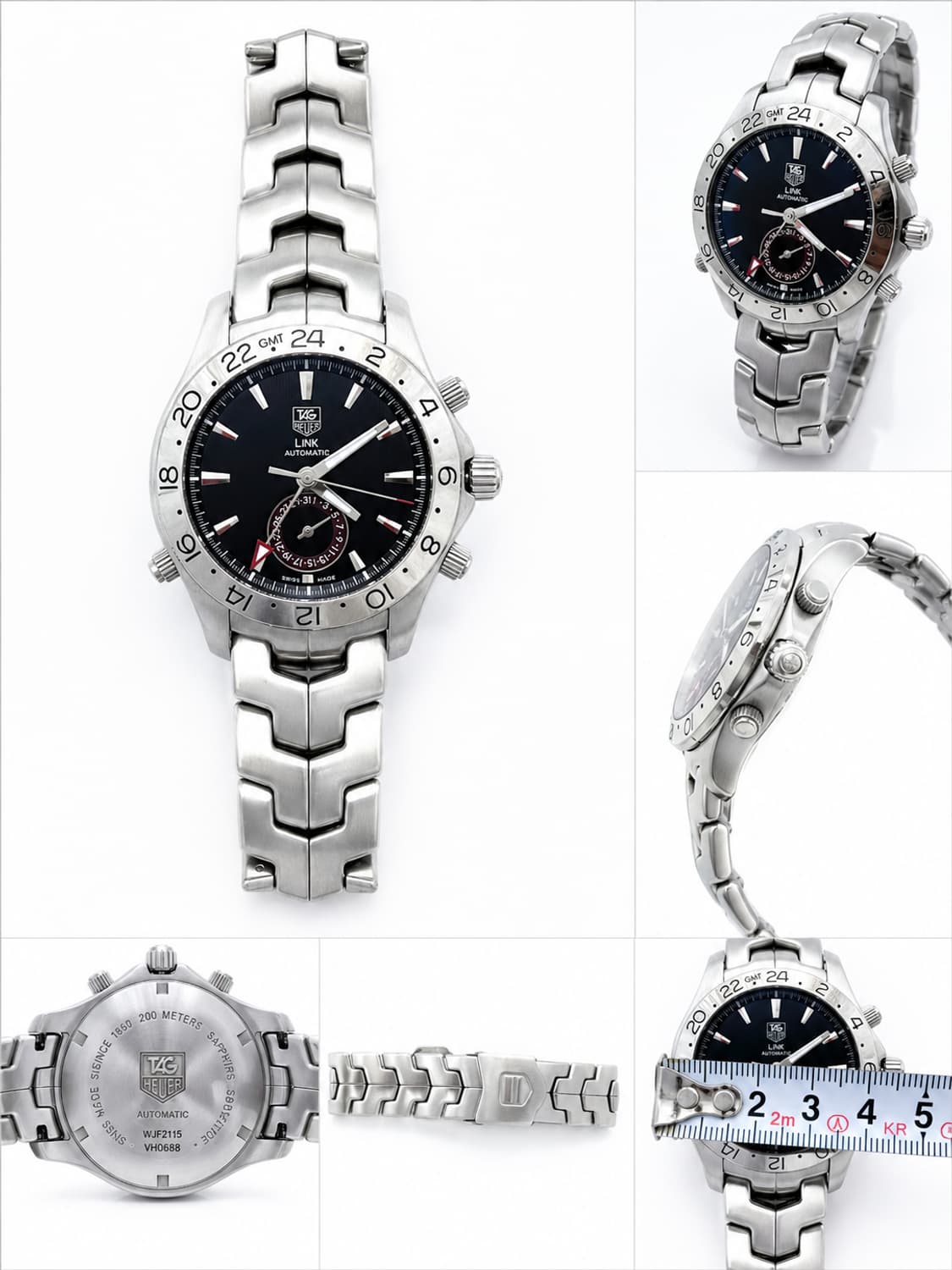 태그호이어 링크 GMT 오토매틱 시계 상품이미지4