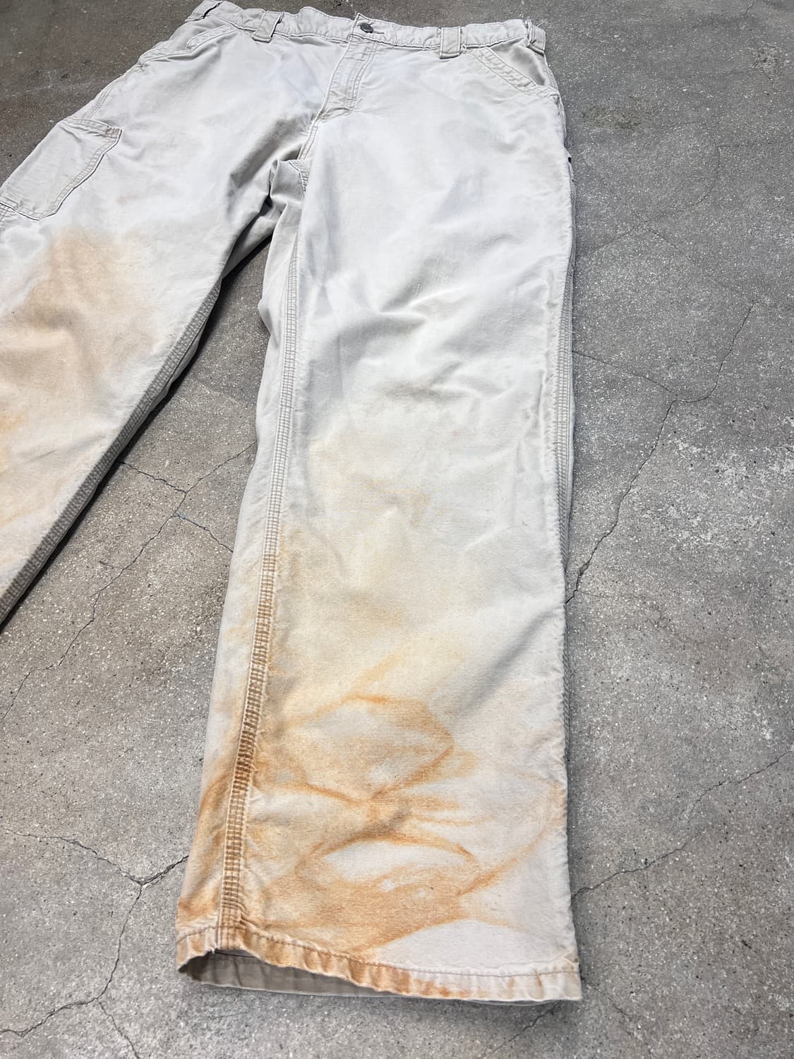 00’s 칼하트덩가리핏 워크팬츠 TAN 상품이미지3