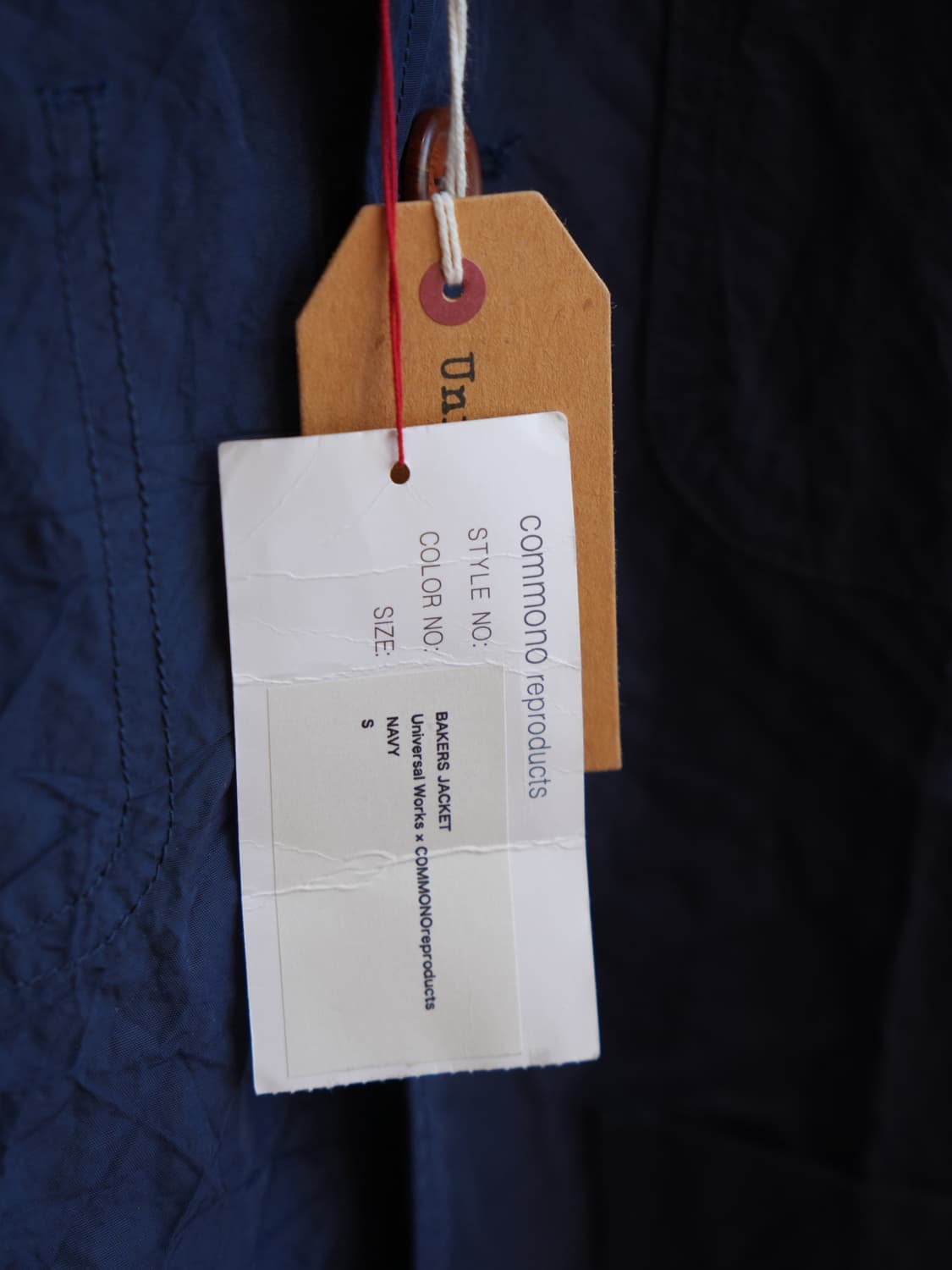 유니버셜 웍스 나일론 베이커 자켓 (네이비) 상품이미지4