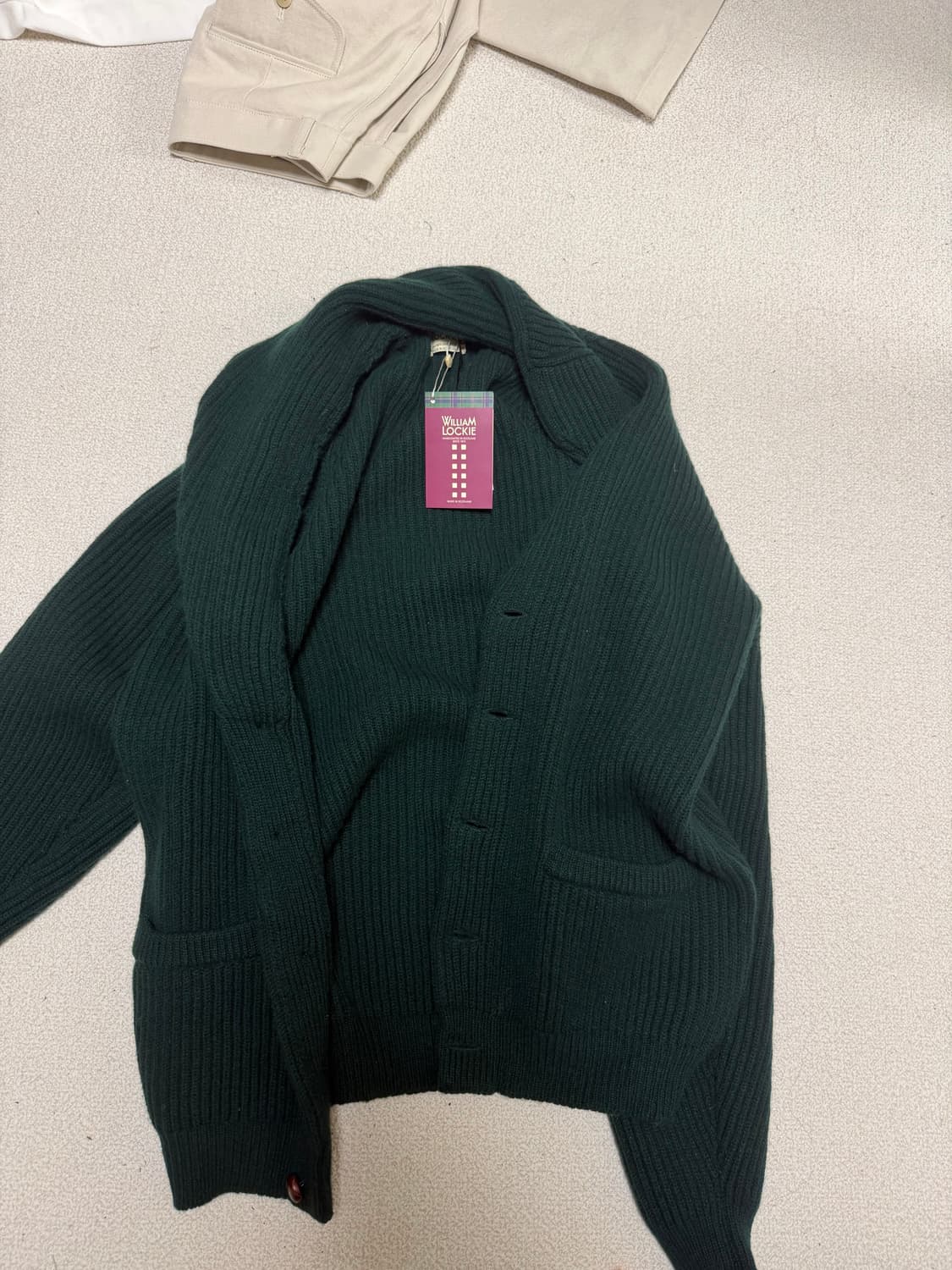 윌리엄로키 숄카라 가디건 42사이즈 상품이미지1