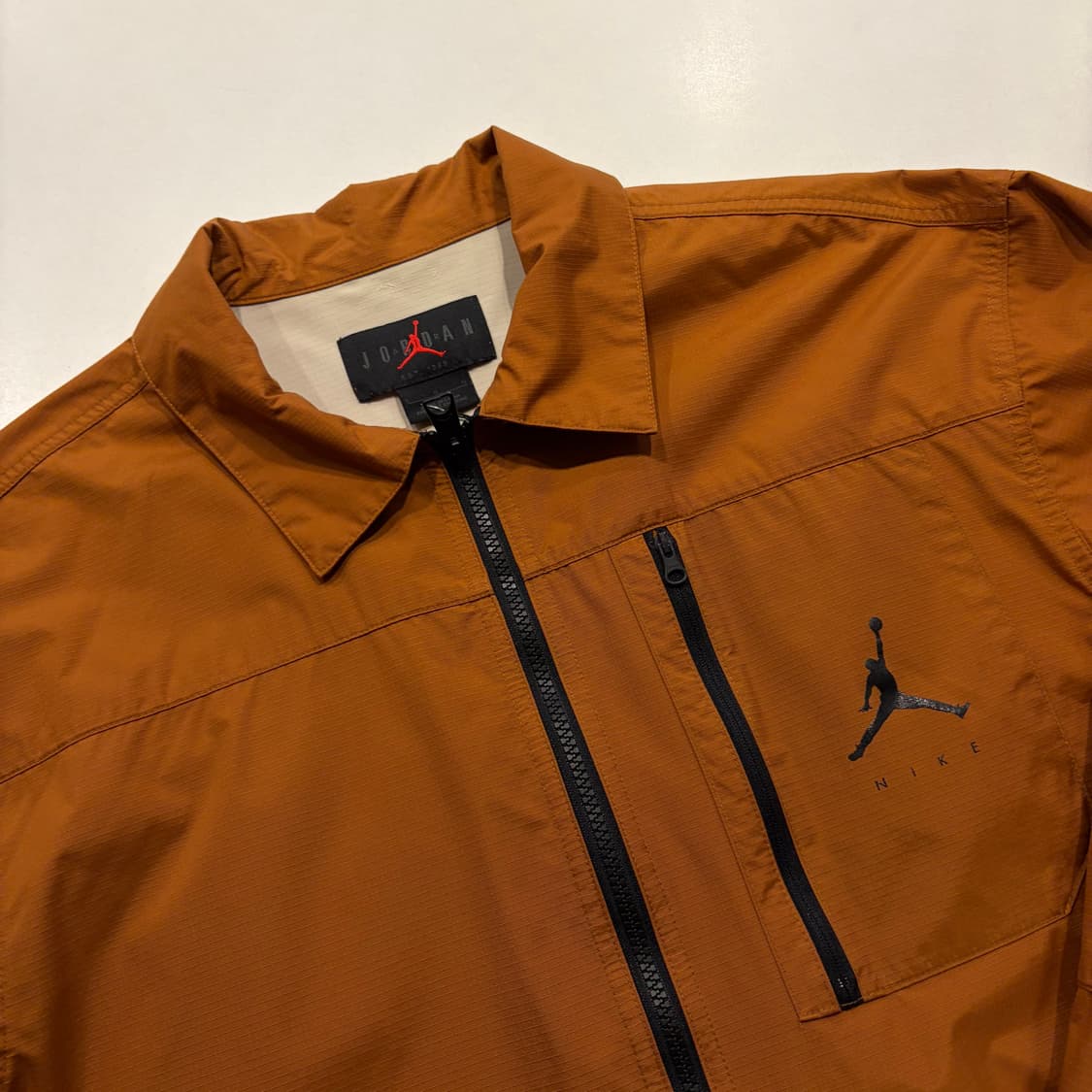 [L] 조던 점프맨 포켓 오렌지색 바람막이 자켓 D110 상품이미지3