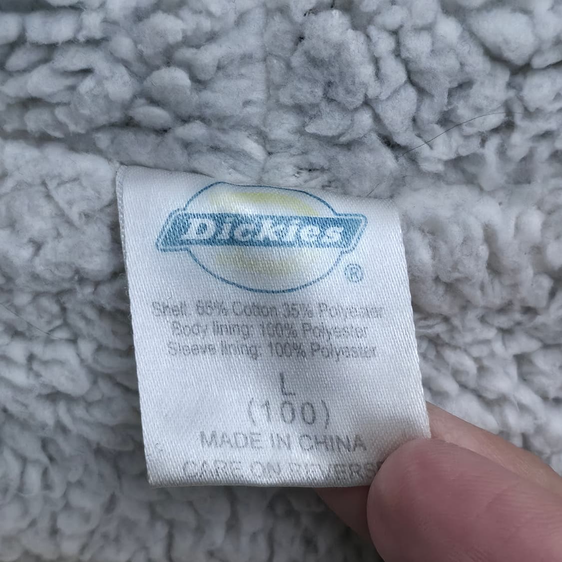 [L] 디키즈 네이비 쉐르파 후드집업 상품이미지5