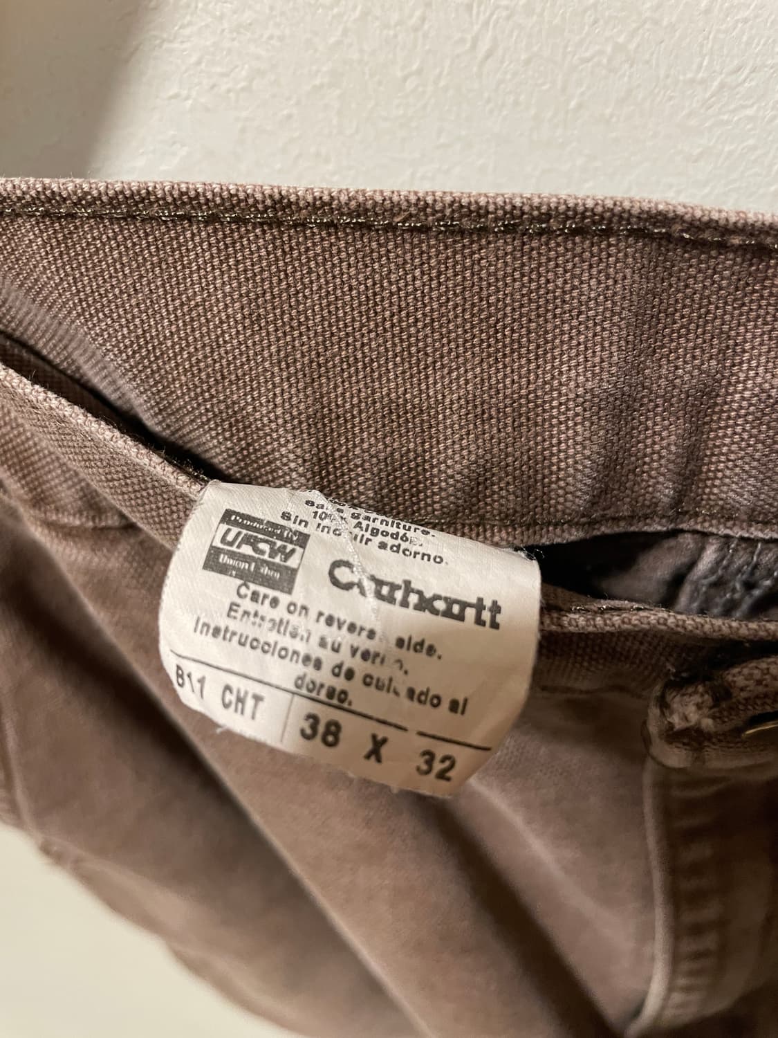 칼하트 카펜터팬츠 b11 cht 38x32 상품이미지6