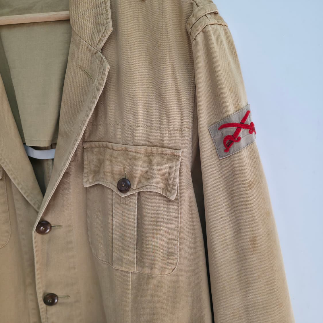 [L] 폴로 랄프로렌 밀리터리 코튼 사파리 자켓 상품이미지4