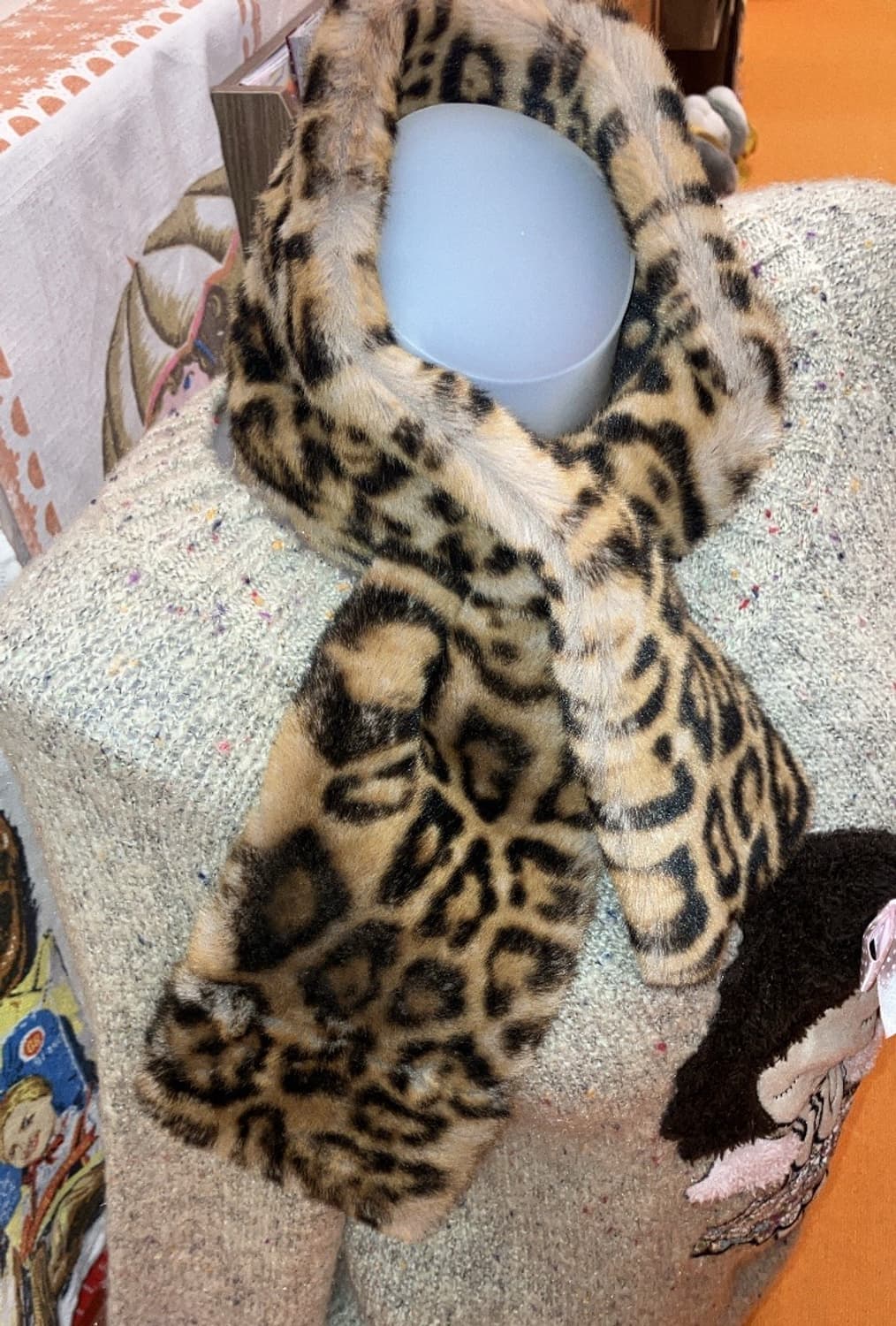 호피 퍼 머플러 상품이미지2