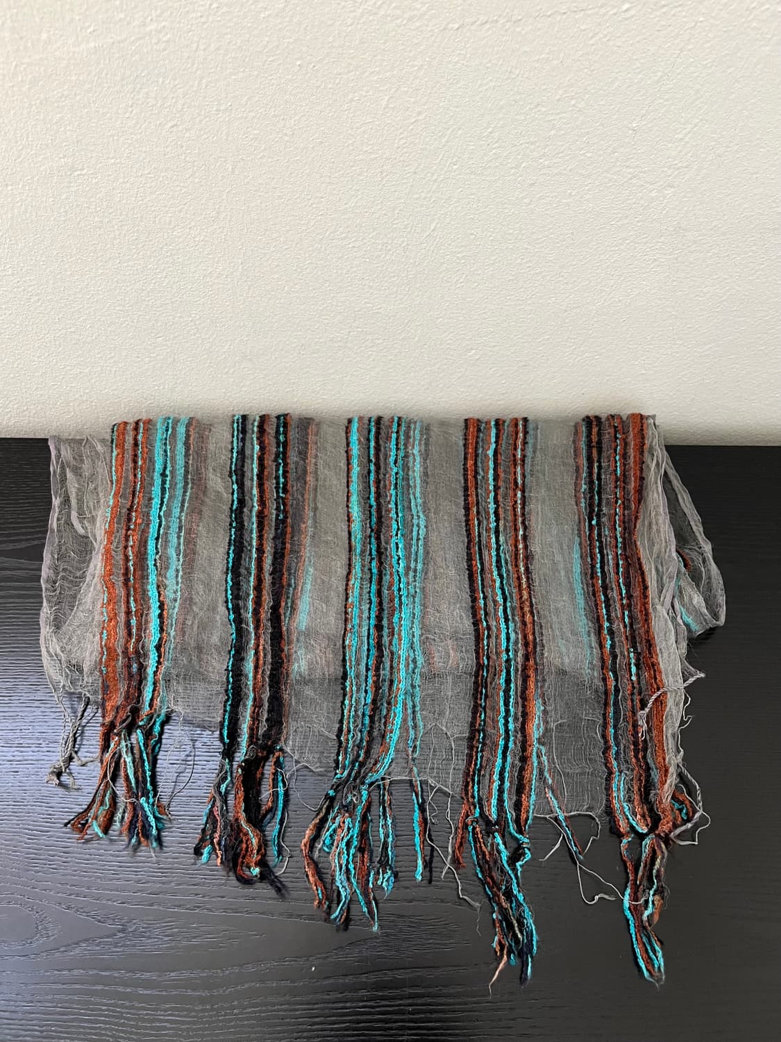 Japan vtg 시스루 머플러 상품이미지3