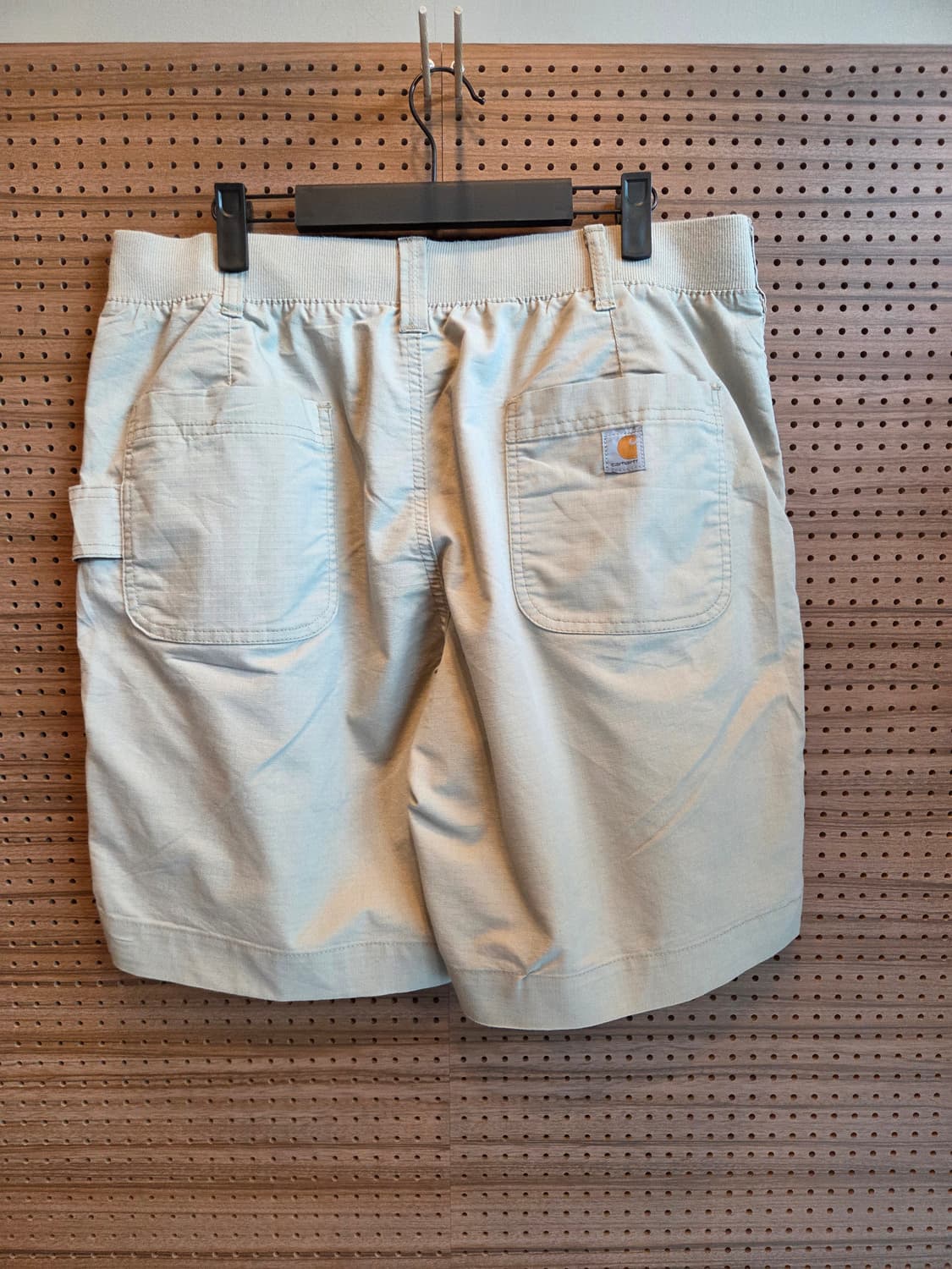 ​[민트급] 칼하트 여유로운 실루엣 립스탑 버뮤다 쇼츠 (샌드) 상품이미지1