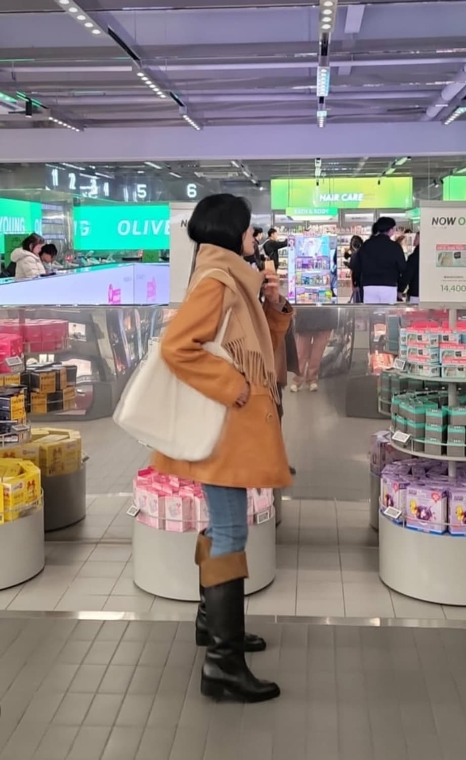 ZARA 오버니 가죽 부츠 39(250) 상품이미지5