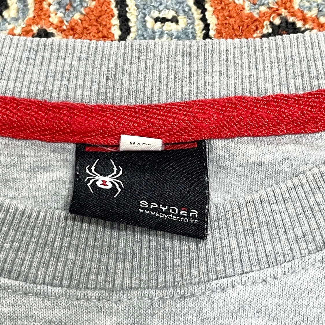 스파이더 그레이 맨투맨 남성M 상품이미지4