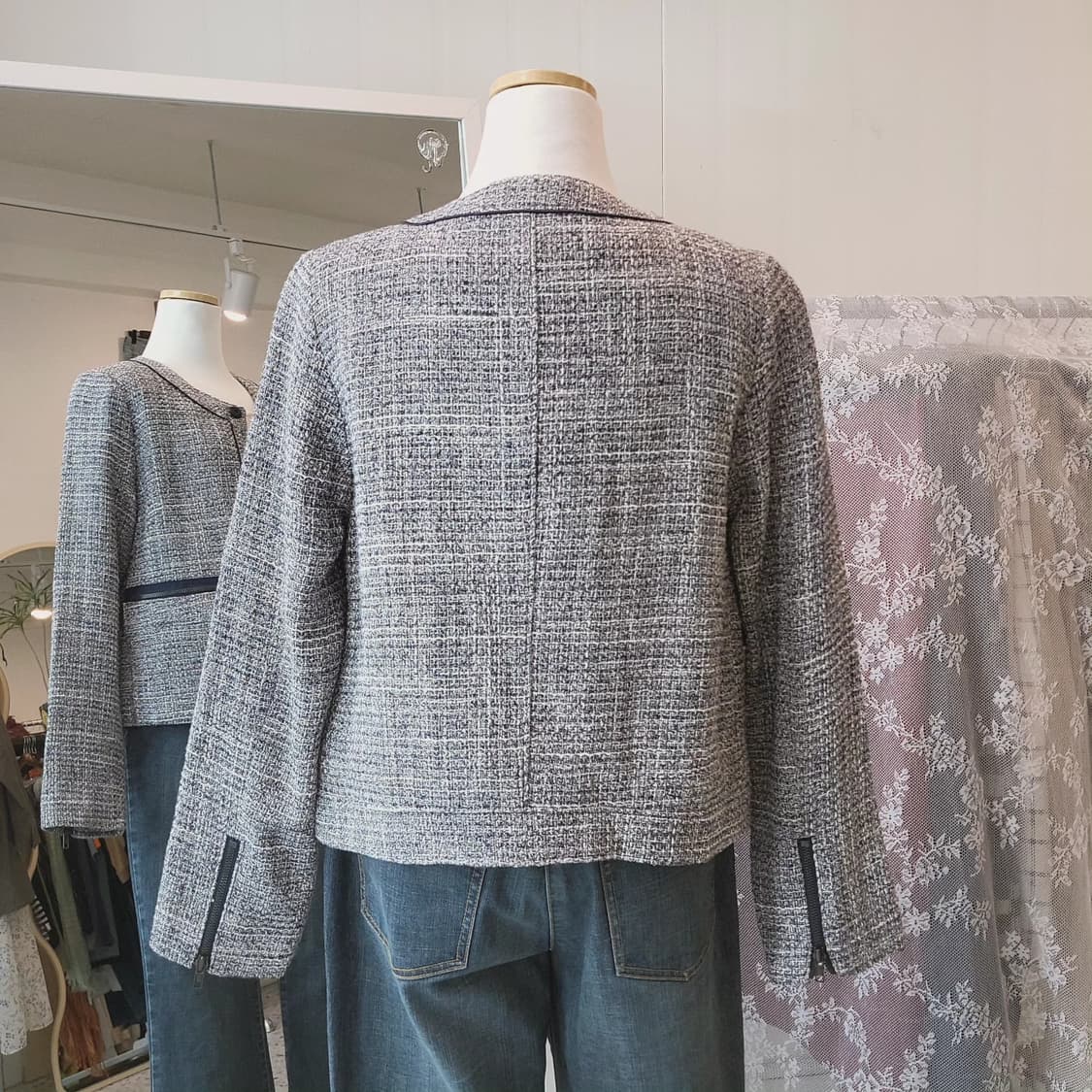Dany&ame 블루 트위드자켓 상품이미지9