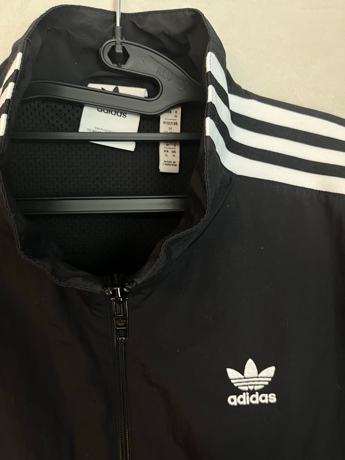 아디다스 파이어버드 락업 바람막이 민트급 (XL) 상품이미지4