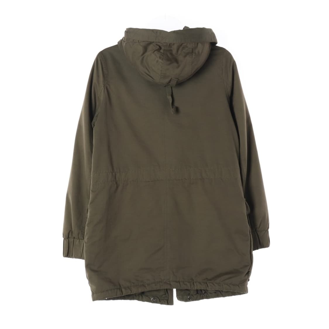 캘빈클라인진 카키 후드 안감 야상 자켓 XS 상품이미지3