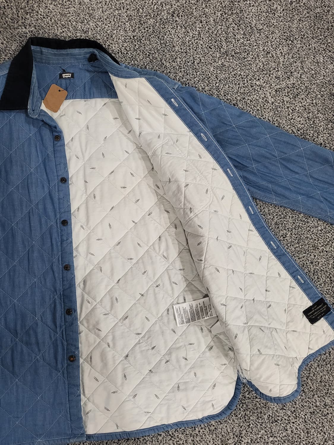 Levi’s 데님 퀼팅 셔츠 자켓 상품이미지5