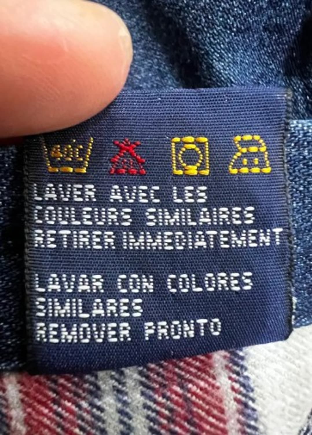 타미힐피거 남성 체크안감 셔츠자켓 워크자켓 XL 상품이미지6