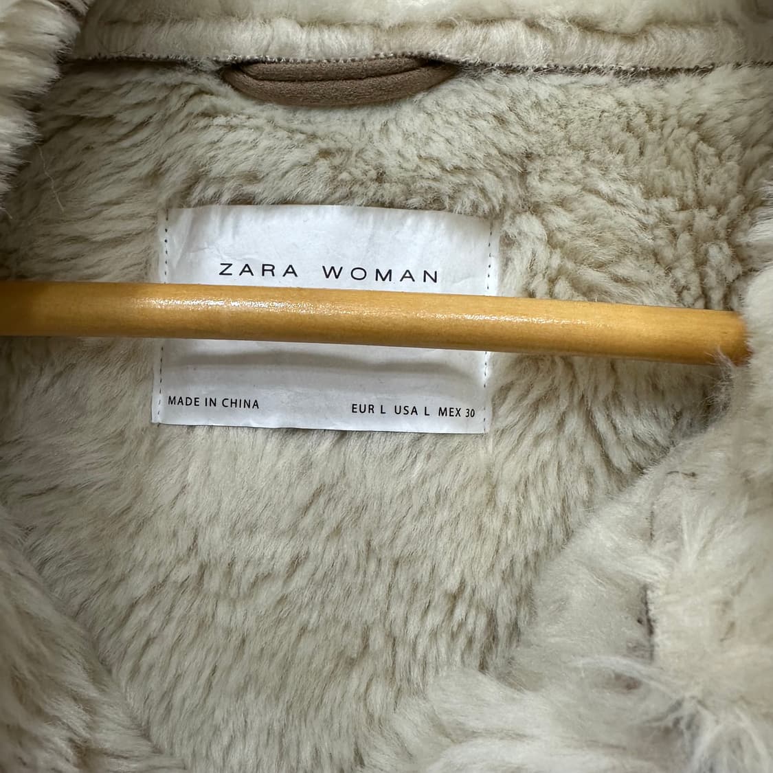 자라 롱 무스탕 상품이미지3