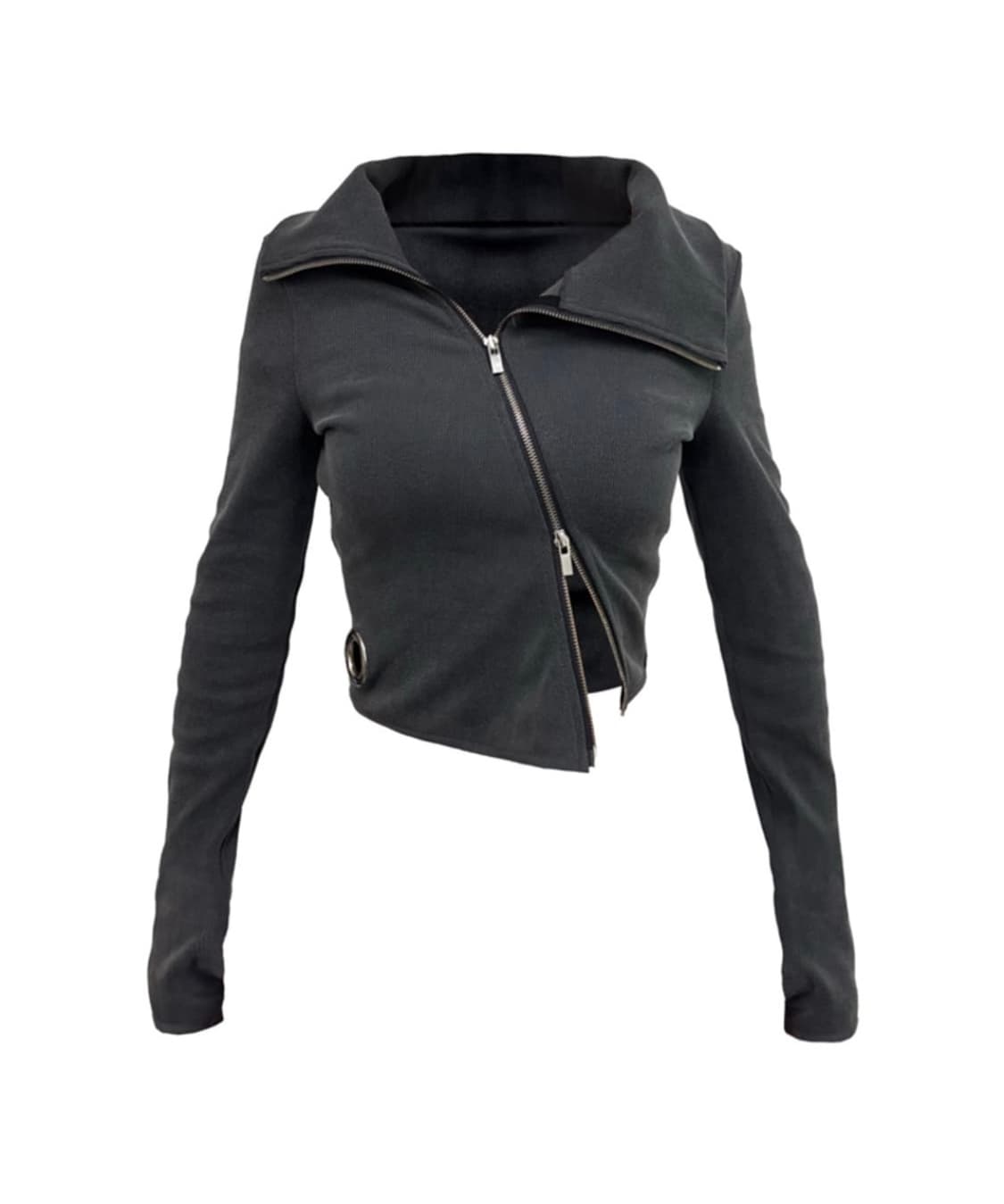 키묘 unbal full zip top 언발 풀집 탑 상품이미지2