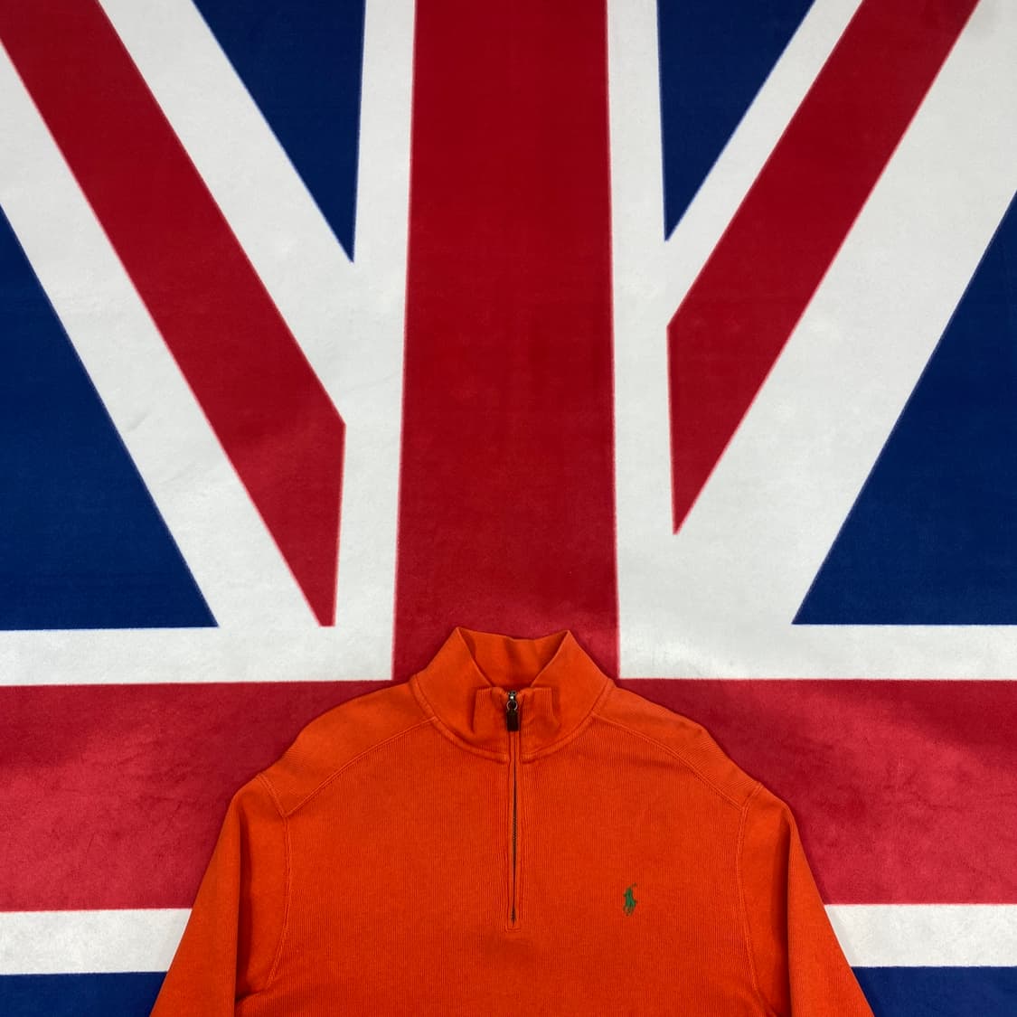 폴로 하프집업 M 실측 L  상품이미지2