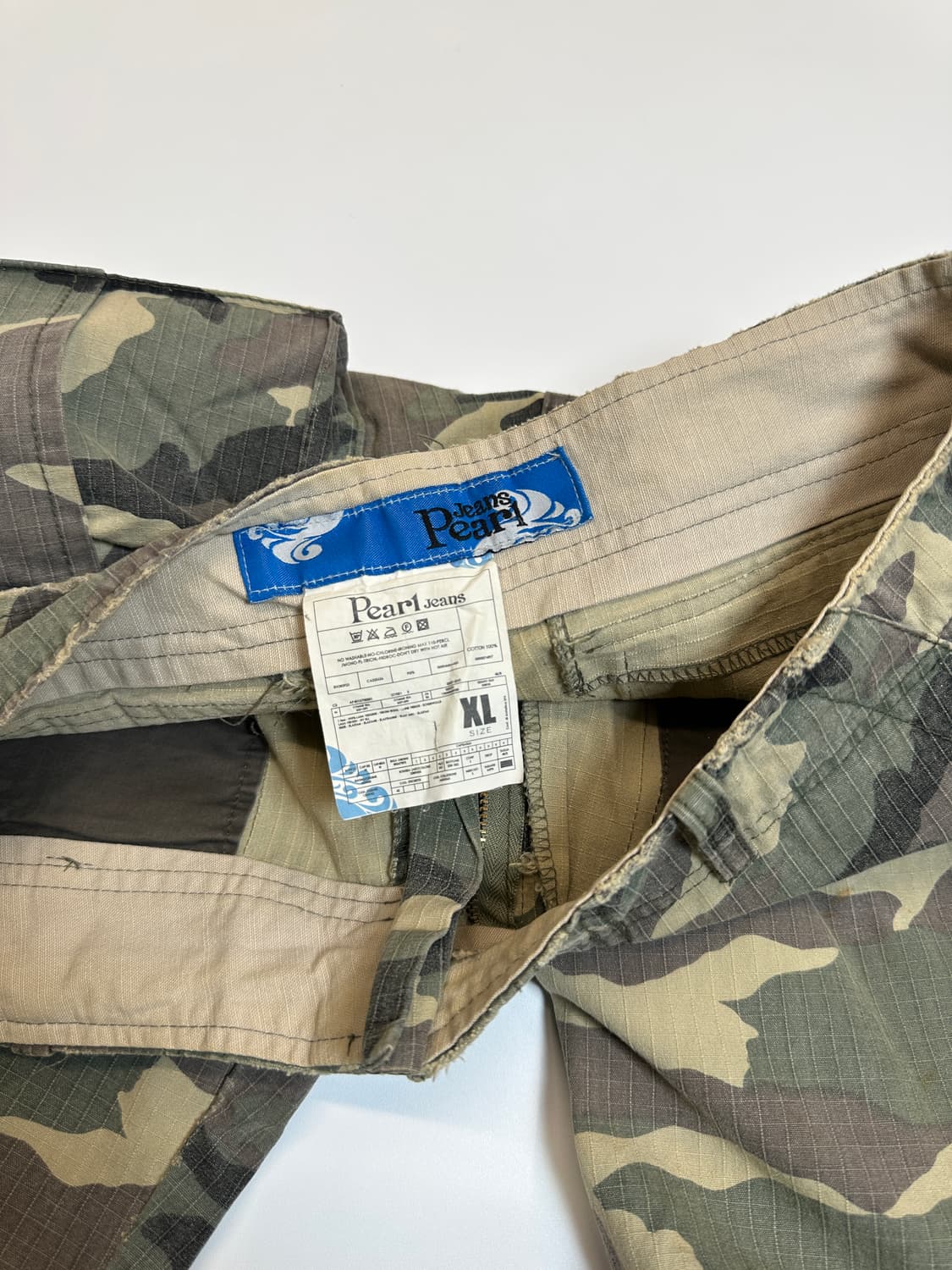 vintage washed camo cargo pants 상품이미지5