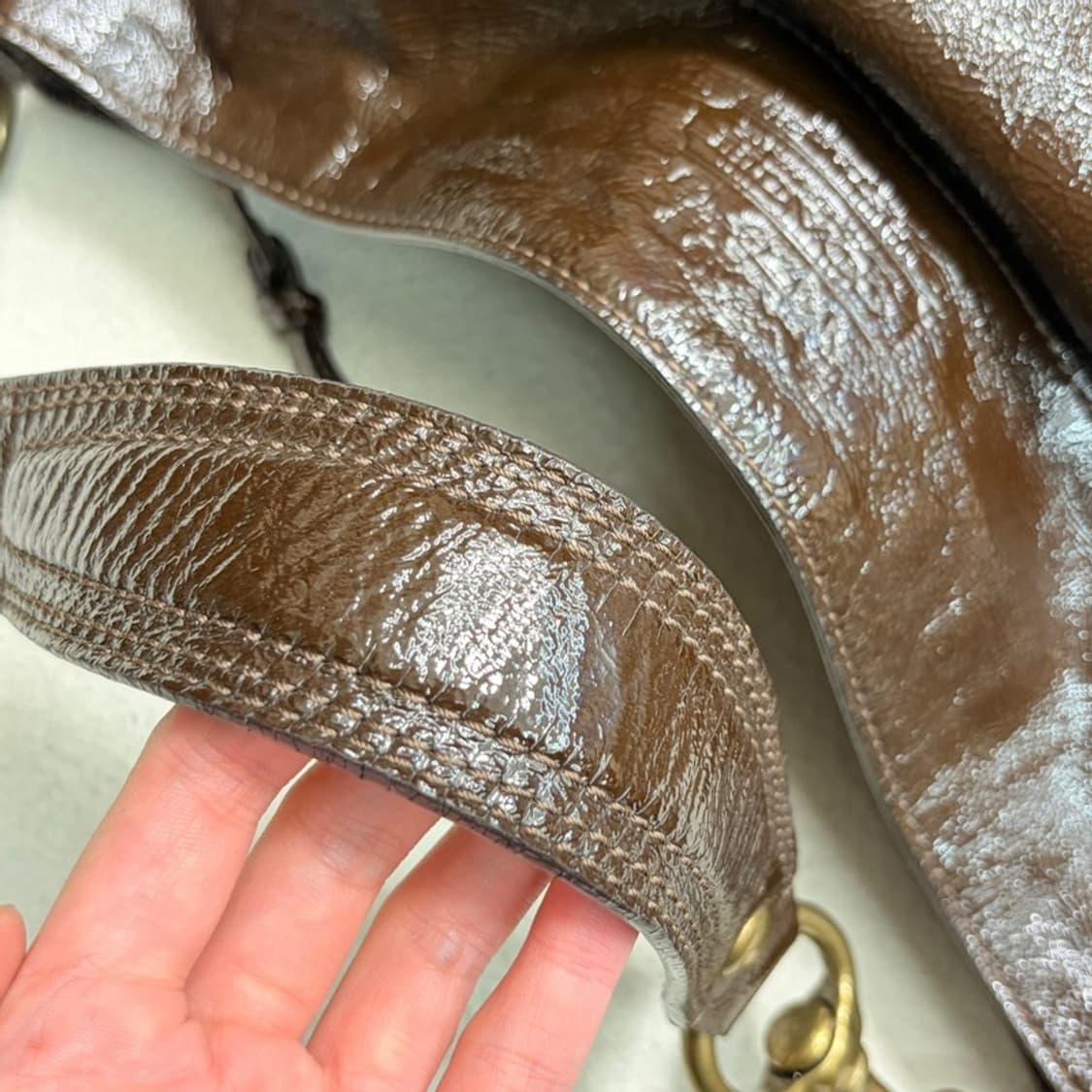 COACH 브라운레더 조 호보백 상품이미지4