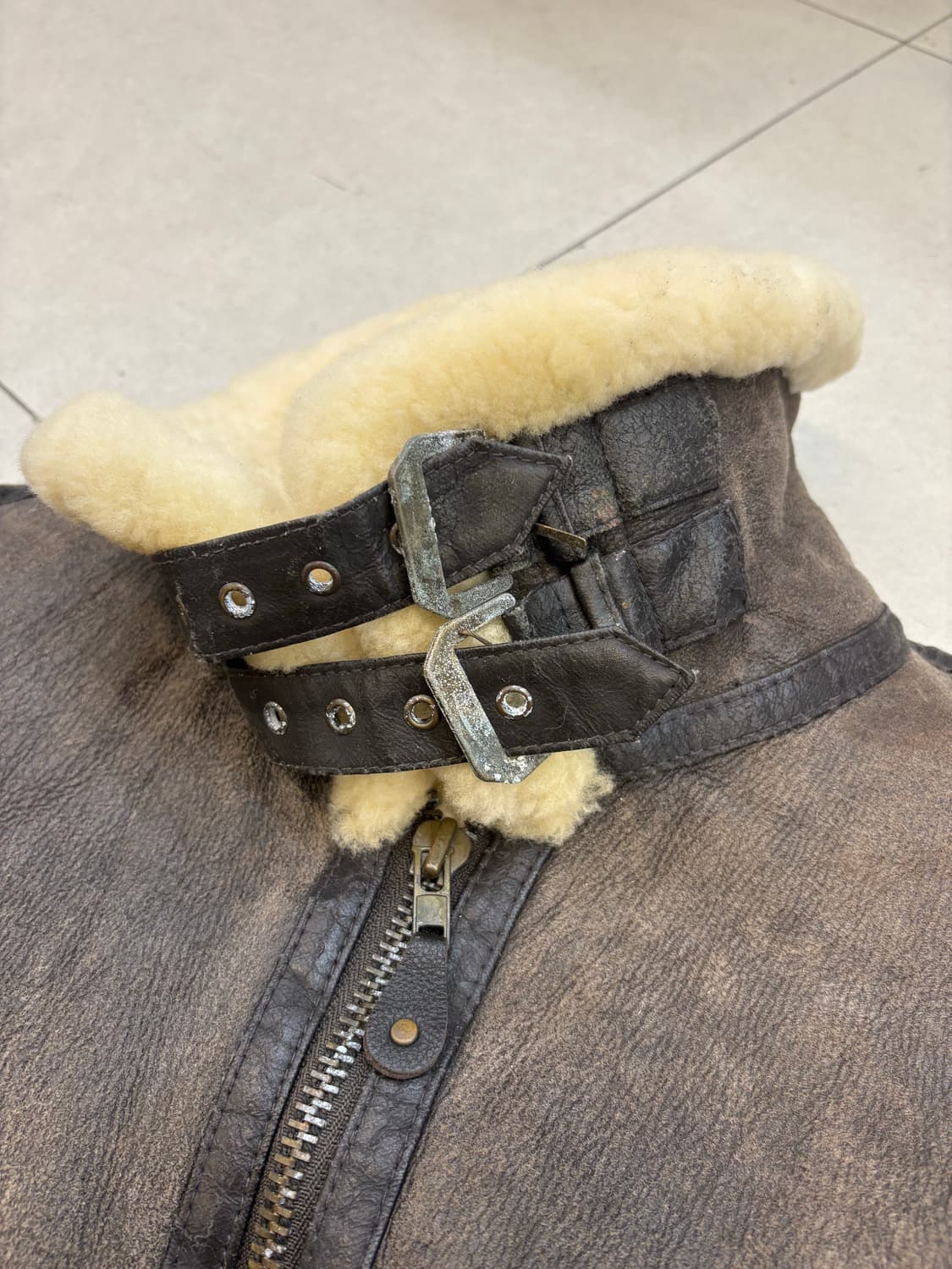 B-3 양털 무스탕 재킷 상품이미지5