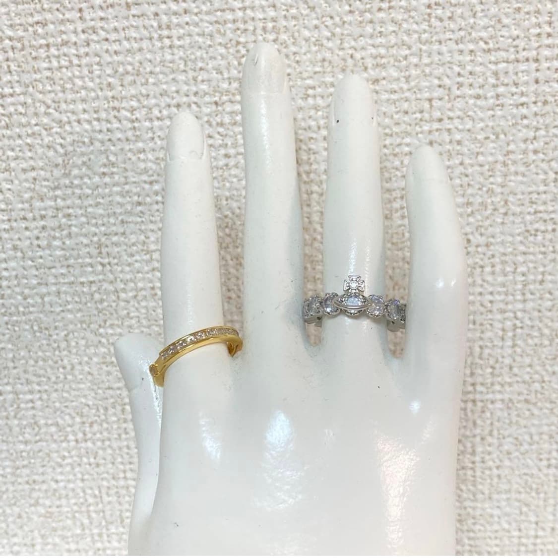 비비안웨스트우드 투웨이 orb로고링 반지(새상품) 상품이미지4